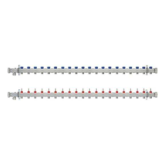 PRINETO Industrieverteiler mit Flowmeter - PRINETO INDUSTRIEVERTEILER 2 20-FACH MI