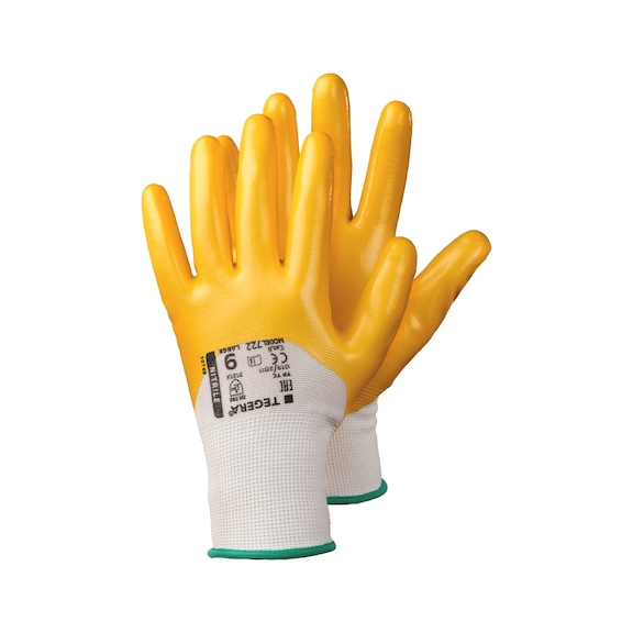 Nitrile protective gloves Ejendals TEGERA® 722 - CUTPROTGLOV-TEGERA-722-SZ10