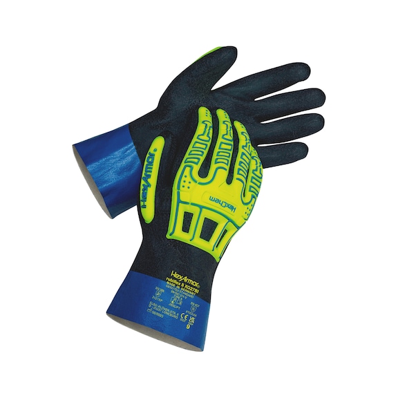 Chemical protective glove Uvex Rubiflex S XG27BI - PROTGLOV-CHEM-UVEX-HXARMR-60708-SZ9