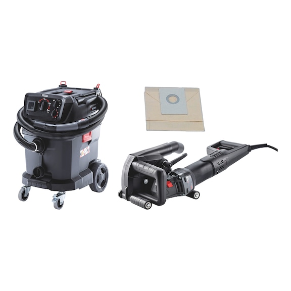 ISS 40-M auto. with MSF 40 wall chaser 7 pcs - CLNR-EL-SET-(ISS40-M)-MILL-MSF40-7PCS