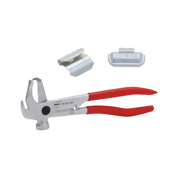 Steel clip-on wheel weight set 1,001 pcs - BAW-80Z-ZINC-SET-1001-PCS