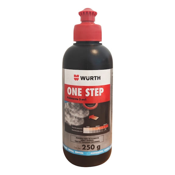 P - ONE STEP 3IN1 - grinding polish, finish polish and wax - POL-ONE-STEP-3IN1-250G