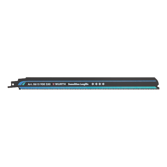 S&auml;bels&auml;geblatt Metall vier Sterne Demolition Longlife/Edelstahlprofi f&uuml;r Abbrucharbeiten - SSB-MET-3STK-DEMOLITION-LL-300X2,5