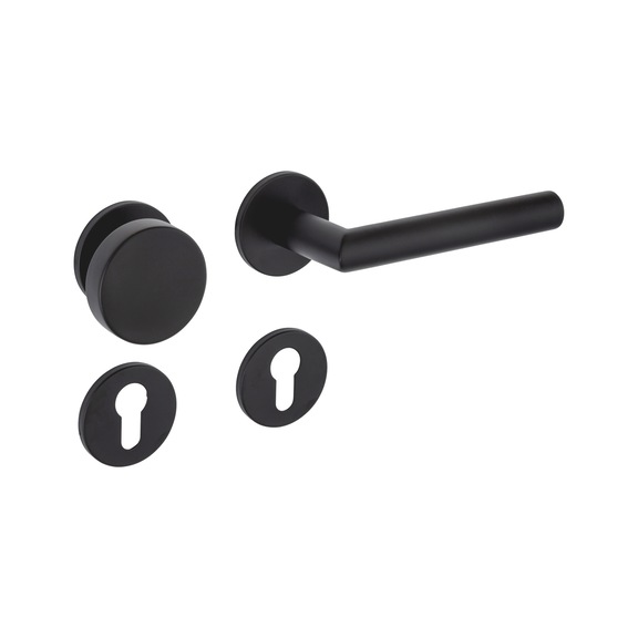 A 905 door handle - DH-A2-A905-HIDDEN-HERO-ROS-KH-R-BLACK