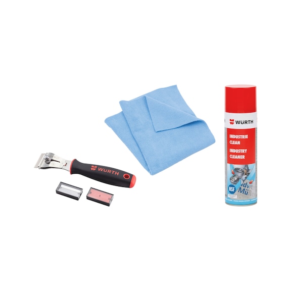 Small industrial cleaner set, 10 pieces - LBLRM-INDUSTRY-CLEANER-AEROCAN-SET-10PCS