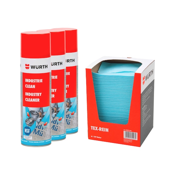 Industrial cleaner set 4 pcs - LBLRM-INDUSTRY-CLEANER-AEROCAN-SET-4PCS