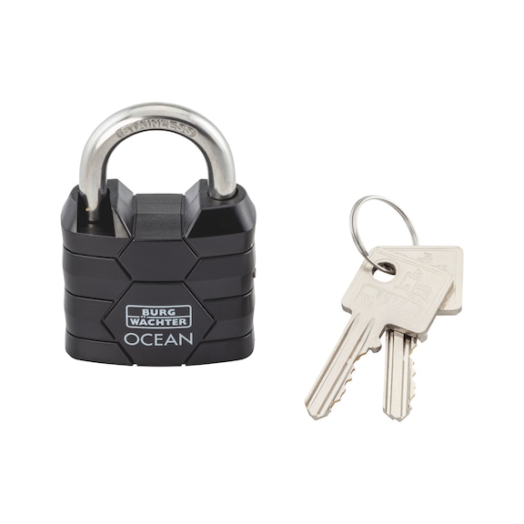 Padlock Ocean - ZAMOK VISIACI-OCEAN-MOSADZ-50MM