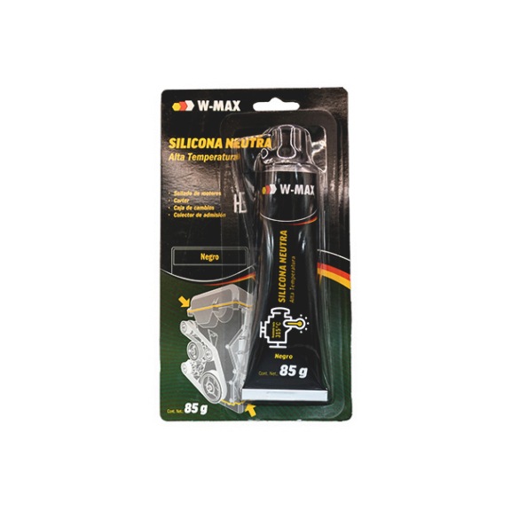 Engine sealing compound W-MAX Neutral RTV  - ENGSEALCOMPD-SIL-NEUT-WMAX-BLST-BLCK-85G