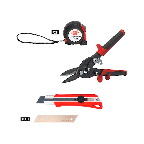 Kit d'outillage pour plaquiste - 14 pcs