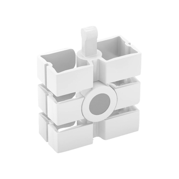 Magnet for cable guide rectangular - MAGN-CBLDCT-SLIM-WHITE