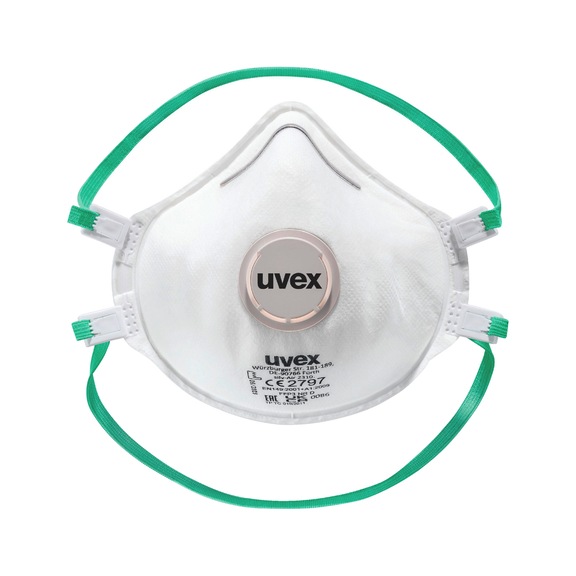 Breathing mask FFP3 Uvex silv-Air c 2310 planet - BREAMASK-UVEX-FFP3-8762313-VALVE