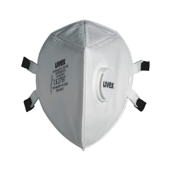 Folding mask FFP3 Uvex silv-Air e 8313 - BREAMASK-UVEX-FFP3-8788313-VALVE