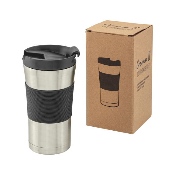 Thermal mug Crema - THERMMUG-CREMA-STEAN-STEEL-NEUTRAL