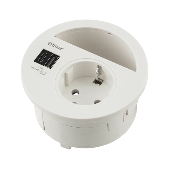 EST-6 built-in socket - SKT-TBL-INSTALLATION-SOCKET-EST6-WHITE