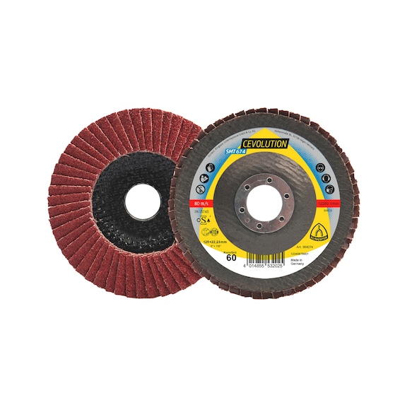 Lamella flap disc Klingspor SMT 674 Supra CEVOLUTION
