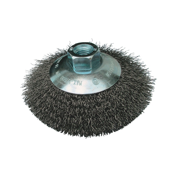 Tapered brush corrugated wire Klingspor BK 600 W