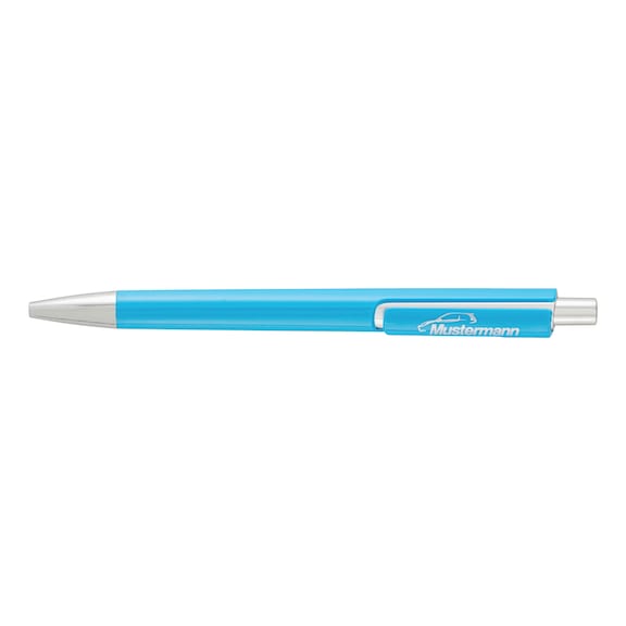 Kugelschreiber Color bedruckt - KULI-BEDR-COLOR-HELL-BLAU-1FBG