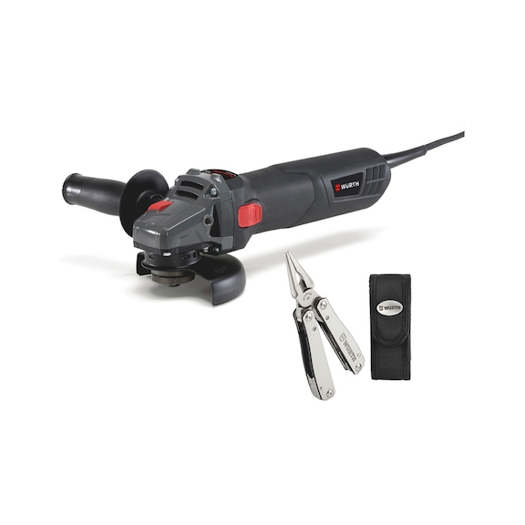 WS EWS 10-125 E Compact w. multitool 3 pcs - ANGLE GRINDER COMPACT + MULTITOOL