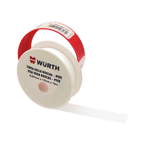 PTFE thread-sealing tape - THRSEALTPE-PTFE-BOX-DSPLY-10MX12X0,07MM