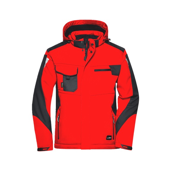 Softshell jacket JN824 - SOFTSHELLJACKE-DAIBER-JN824-RED-XL