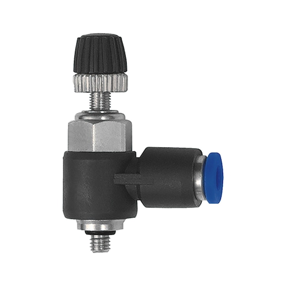 Pneumatic check valve Exhaust air one-way restrictor valve - 1