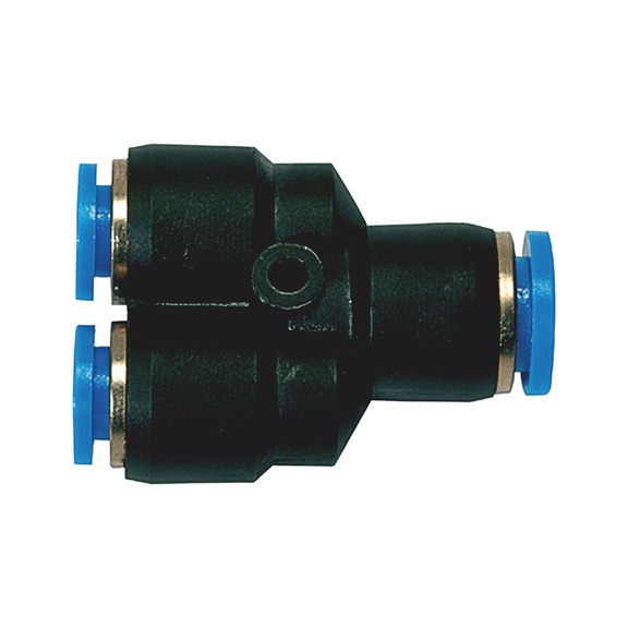 Plastic Y push-in fitting reduced - 1