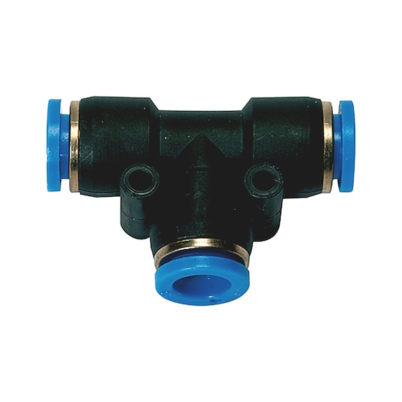 Push-in T-connector blue series - 1