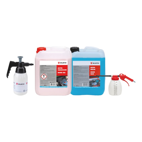 Engine cleaner and care set 4 pcs - ENGCLNR-ENGINEWASH-SET-4-PCS