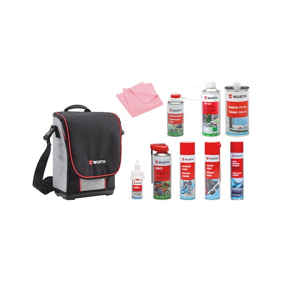 Maintenance and care set with bag 12 pcs - MAINTENANCE-CARE-SET-12PCS