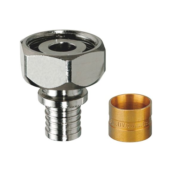 Adapter fitting with Eurocone fitting - ADAPTFITT-PRINETO-W.SLEV-16X2,0-(V EURO)