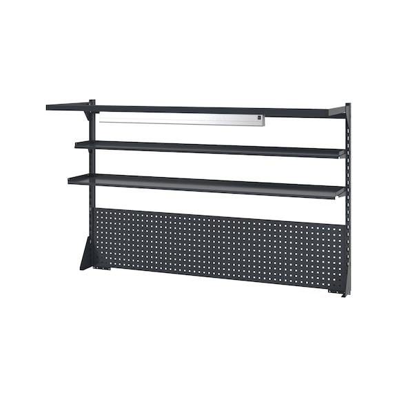 Aufbaurahmen-Set 4 für Werkbänke - RAHM-WRKBANK-SET4-2000X1270MM-RAL7016