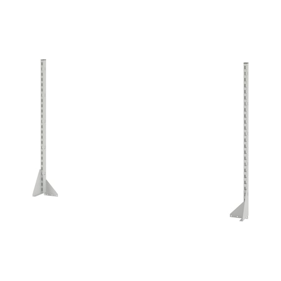 Mounting profile pair for workbenches - MNTPRFL-WRKBNCH-RAL7035FS-1270MM