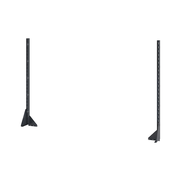Paire de profilés de montage pour établis - MNTPRFL-WRKBNCH-RAL7016FS-1270MM