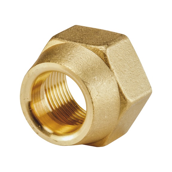 Überwurfmutter für Kälte- und Klimaanwendungen - MU-UEBRWURF-MS58-SW41-22MM-11/4UNF