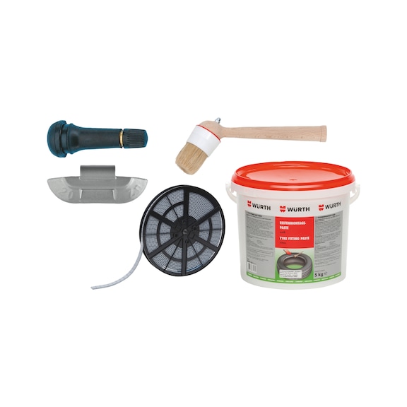 Tyre changing set 1,206 pieces - ORSY-WHEEL-SET-1206PCS