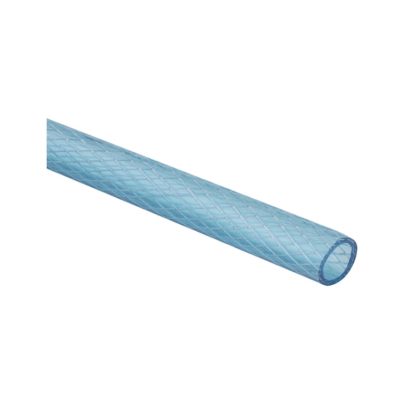 Kondensatschlauch transparent mit Gewebe - KONDNSCHL-TRANSP-M.GEWEBE-12MM