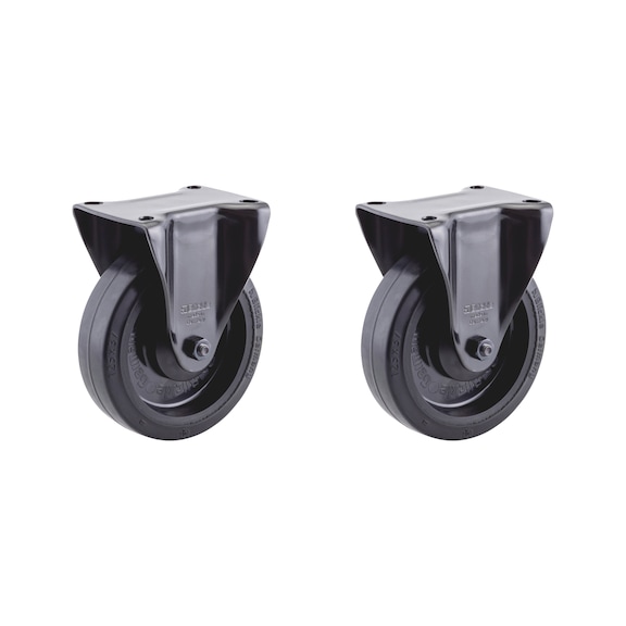 Bockrollenpaar für Werkstattwagen - BOCKROLL-PAAR-SCHW-WRKSTWG