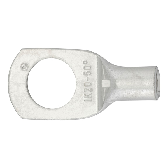 Pipe cable lug with inspection hole - TUBCBLLUG-INSPHO-CU-(J2N)-M20-50SMM