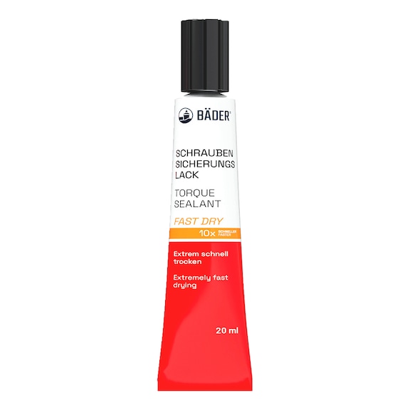 Tamper proof sealant tube Bäder Fast Dry
