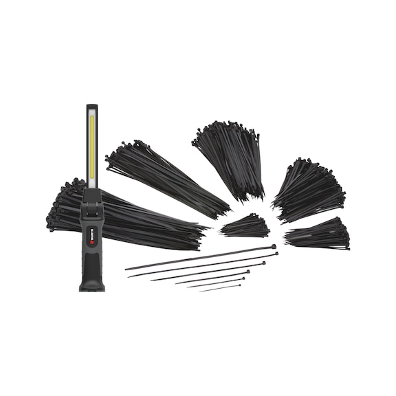 Conjunto Abraçadeiras plásticas e Gambiarra ERGOPOWER Blade - PACK ABRAC. PLAST. E GAMBIARRA, 601 PCS