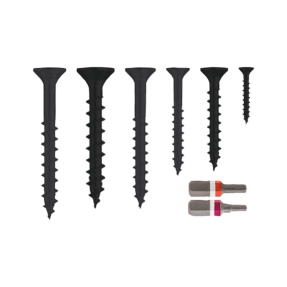 ASSY 4 CS ZINI stl zn-nickel-pl. set 3,760 pcs - SCR-CS-WO-SET-3760PCS