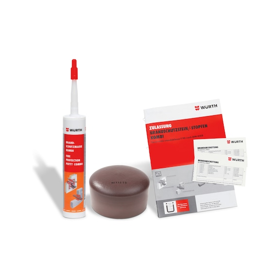 Combination fire protection stopper starter set System E1.1 - STARTER SET FIRE PROTECTION PLUGS COMBI