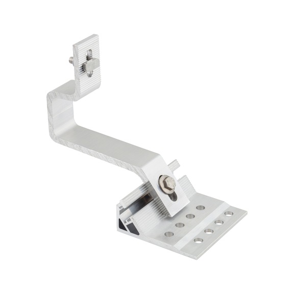 Roof hook Aluminium (EN-AW-6082 T6) - RFH-ALU-ZEBRA-ADJ-PLT-100X95MM-HO9-WS13