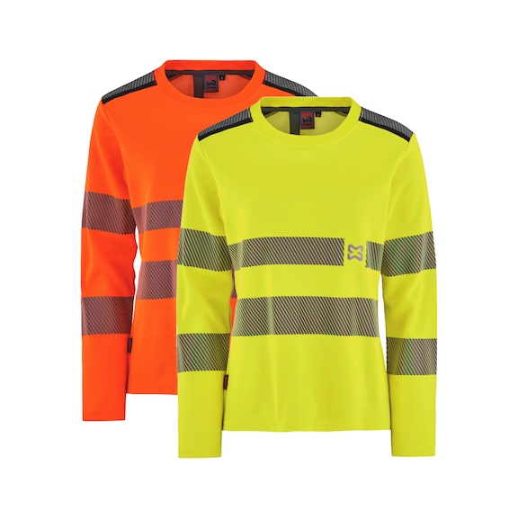 Työpaita Nordic keltainen hi-vis lk2/3 naisten