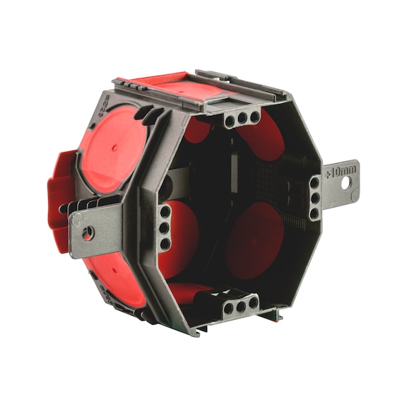 FM appliance socket airtight for clamping/foaming - APPSKT-FMO-VDE-AIRTIGHT-H48MM/D75MM