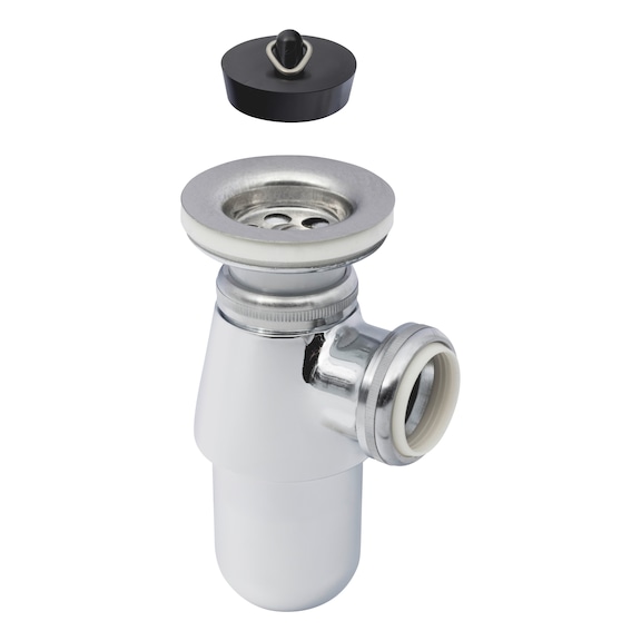 Pullovesilukko kromi - PULLOVESILUKKO POHJAVENTTIILI KROMI