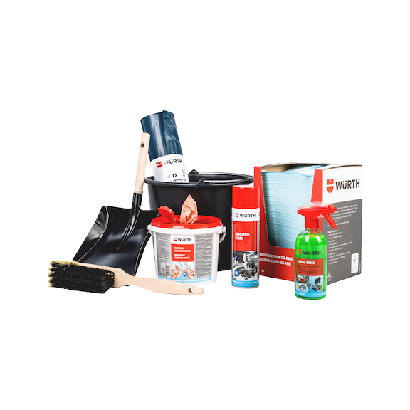 Cleaning set Workshop, 8 pieces - CLEANING-SET-WORKSHOP-8PCS