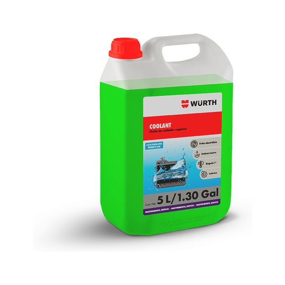 Refrigerante al 95% - REFRIGERANTE ANTICONG. 95% ORG. VERDE 5L