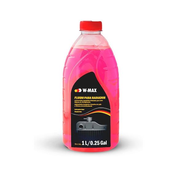 Agente anticorrosivo del radiador, otros - FLUIDO PARA RADIADOR 1L W-MAX ROSA