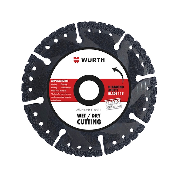Diamond cutting disc Multi Longlife VX - CUTDISC-DIA-MULTIBLADE-115MM